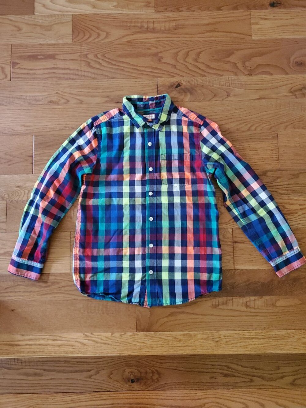 2 for $15 | Cat & Jack Size XL (12 - 14) Long Sleeve Button Up Shirt